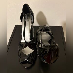 Black Patent Leather Heels